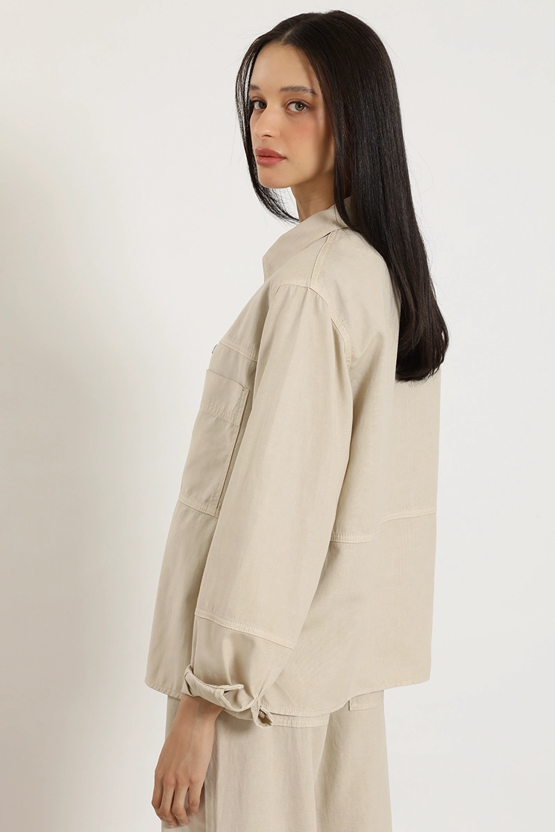 CHAQUETA LYOCELL LINO, CRUDO LIOLA - 4