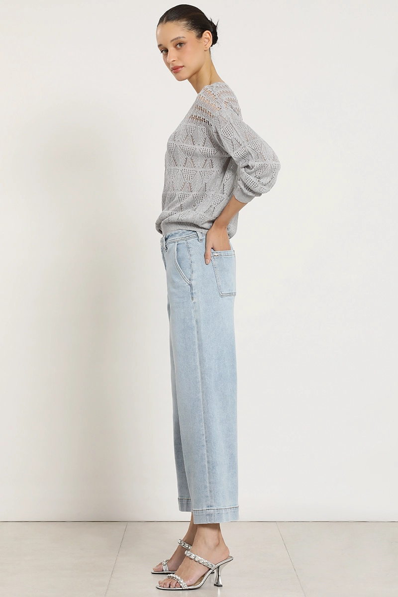 JEANS WIDE LENG, TIRO ALTO, CELESTE LIOLA - 3
