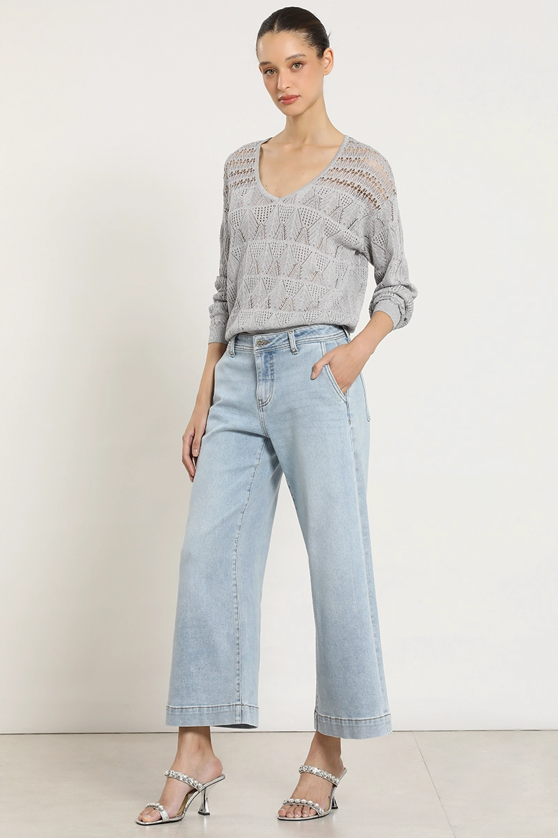 JEANS WIDE LENG, TIRO ALTO, CELESTE LIOLA - 4