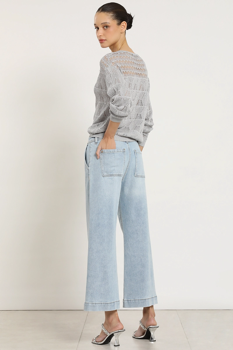 JEANS WIDE LENG, TIRO ALTO, CELESTE LIOLA - 6