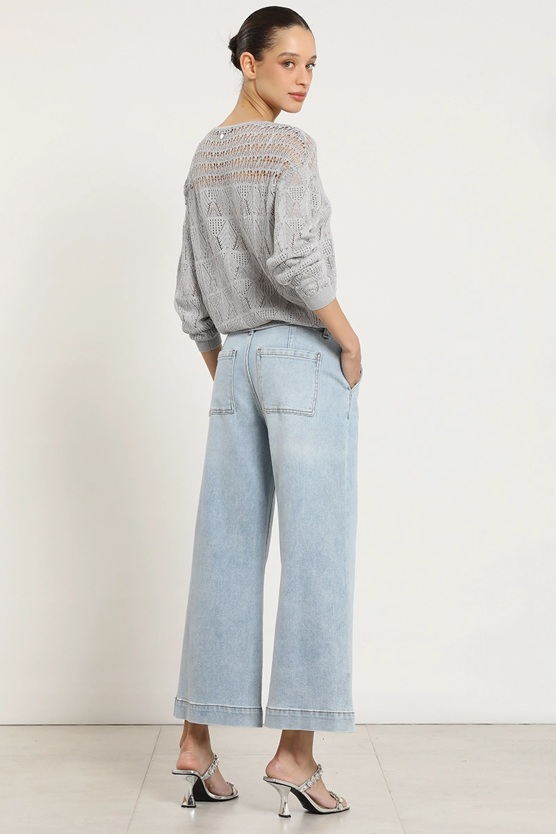 JEANS WIDE LENG, TIRO ALTO, CELESTE LIOLA - 7