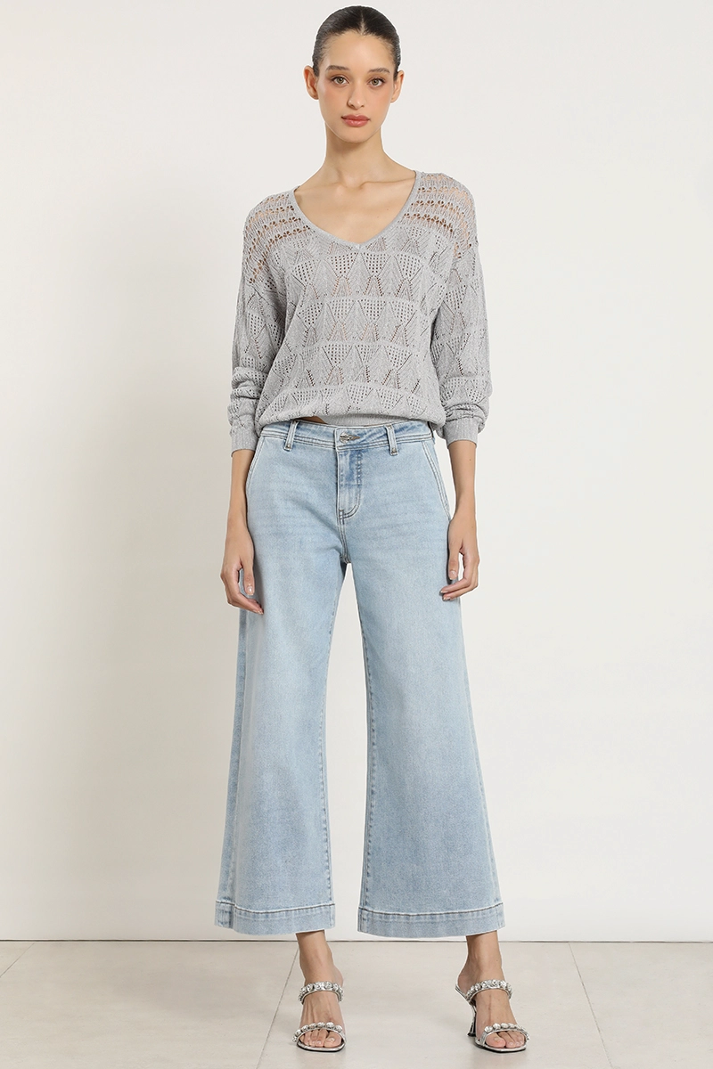 JEANS WIDE LENG, TIRO ALTO, CELESTE LIOLA - 8