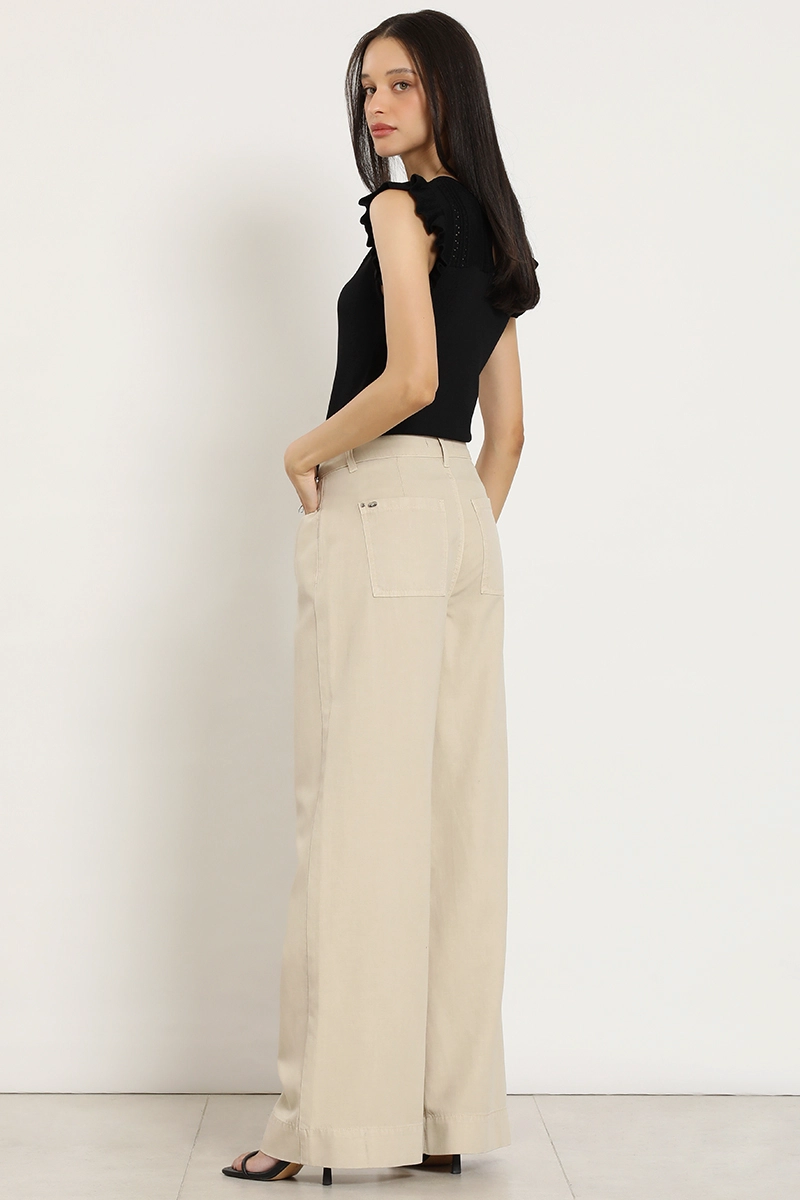 PANTALON PALAZZO LYOCELL LINO, RUBOR LIOLA - 7