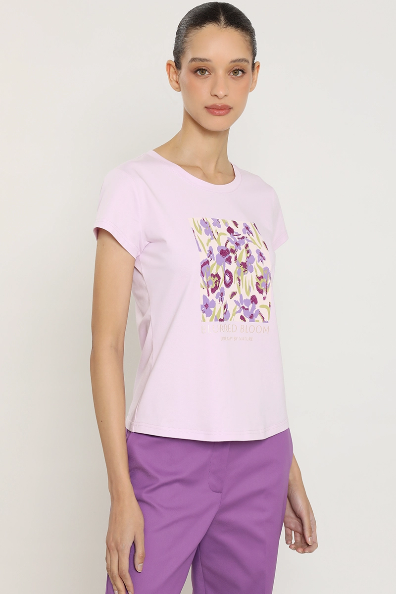 POLERA ESTAMPADO, APLICACION STRASS, LILA LIOLA - 4