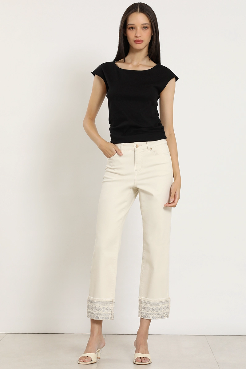 JEANS COLOR SLIM, CRUDO LIOLA - 1