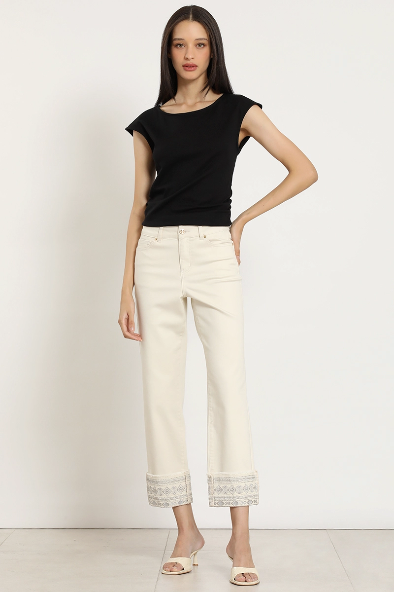 JEANS COLOR SLIM, CRUDO LIOLA - 4