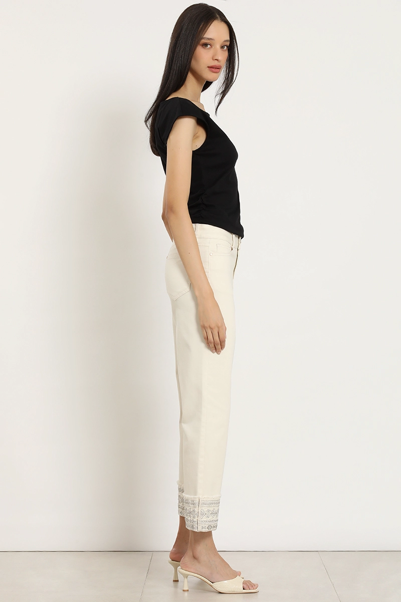 JEANS COLOR SLIM, CRUDO LIOLA - 7