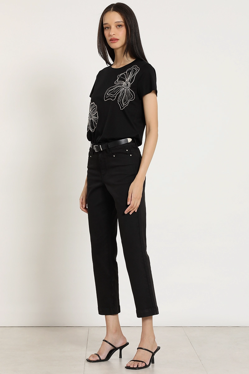 JEANS COLOR, SLIM, NEGRO LIOLA - 3