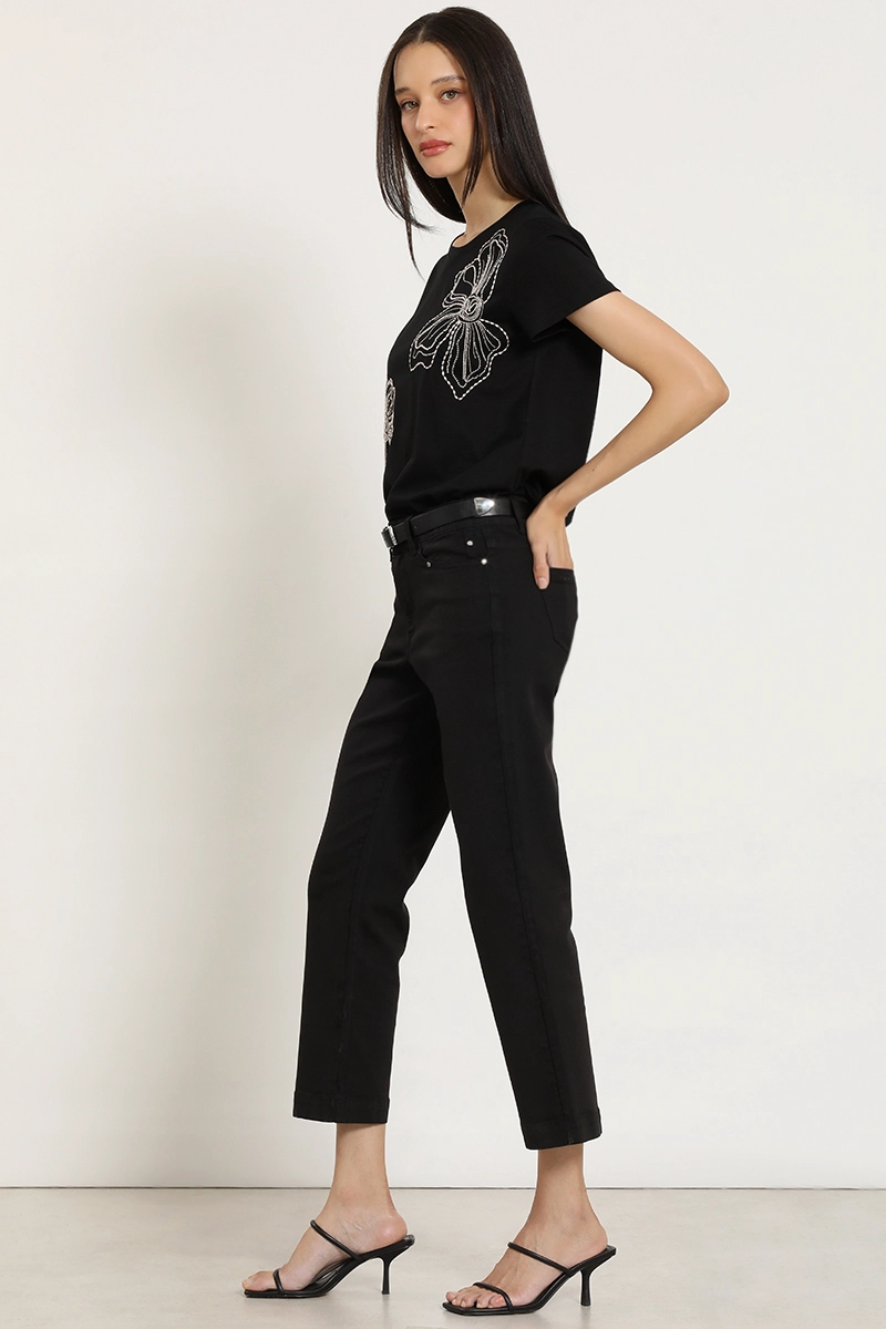 JEANS COLOR, SLIM, NEGRO LIOLA - 5