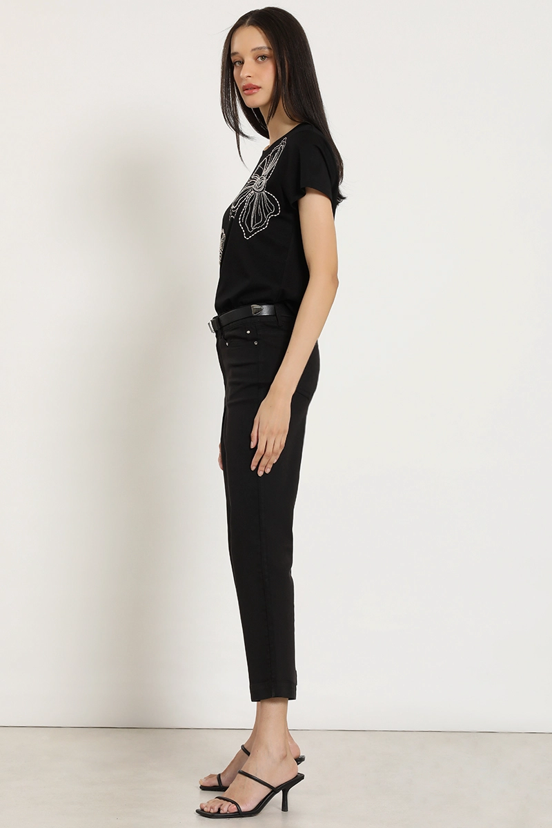 JEANS COLOR, SLIM, NEGRO LIOLA - 6