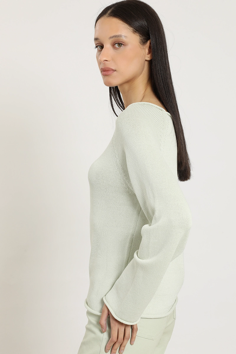 SWEATER PUNTO BASICO, VERDE LIOLA - 3