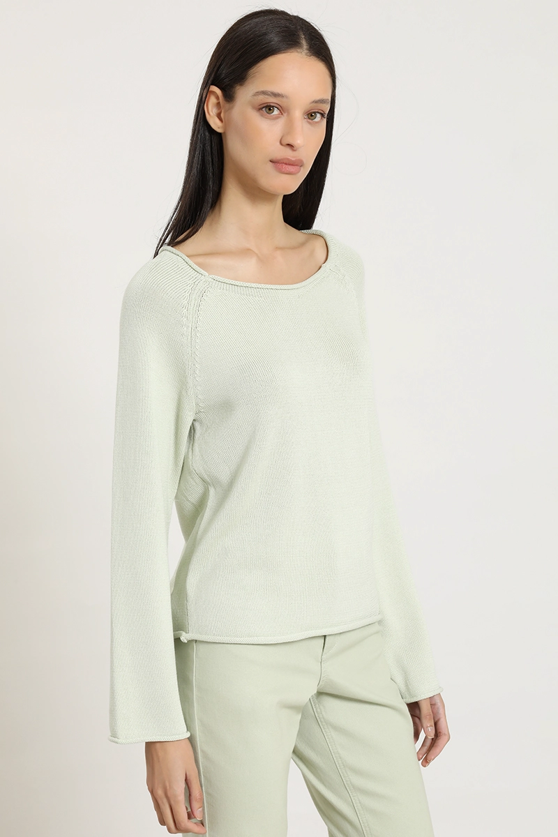 SWEATER PUNTO BASICO, VERDE LIOLA - 5