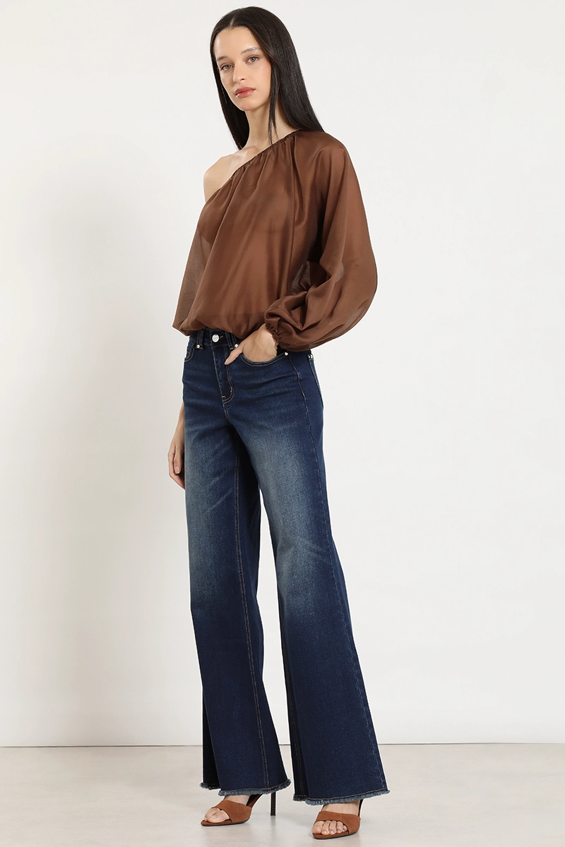 JEANS PALAZZO, TIRO MEDIO, INDIGO LIOLA - 2