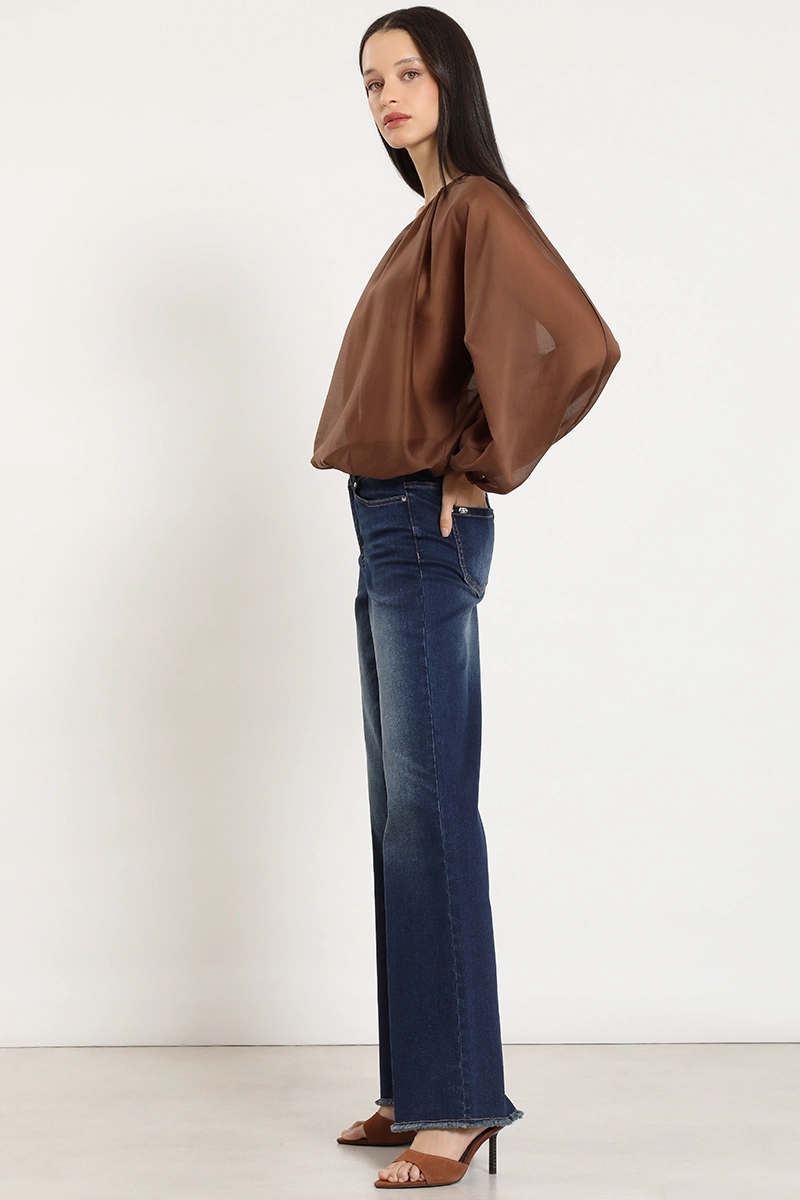 JEANS PALAZZO, TIRO MEDIO, INDIGO LIOLA - 3