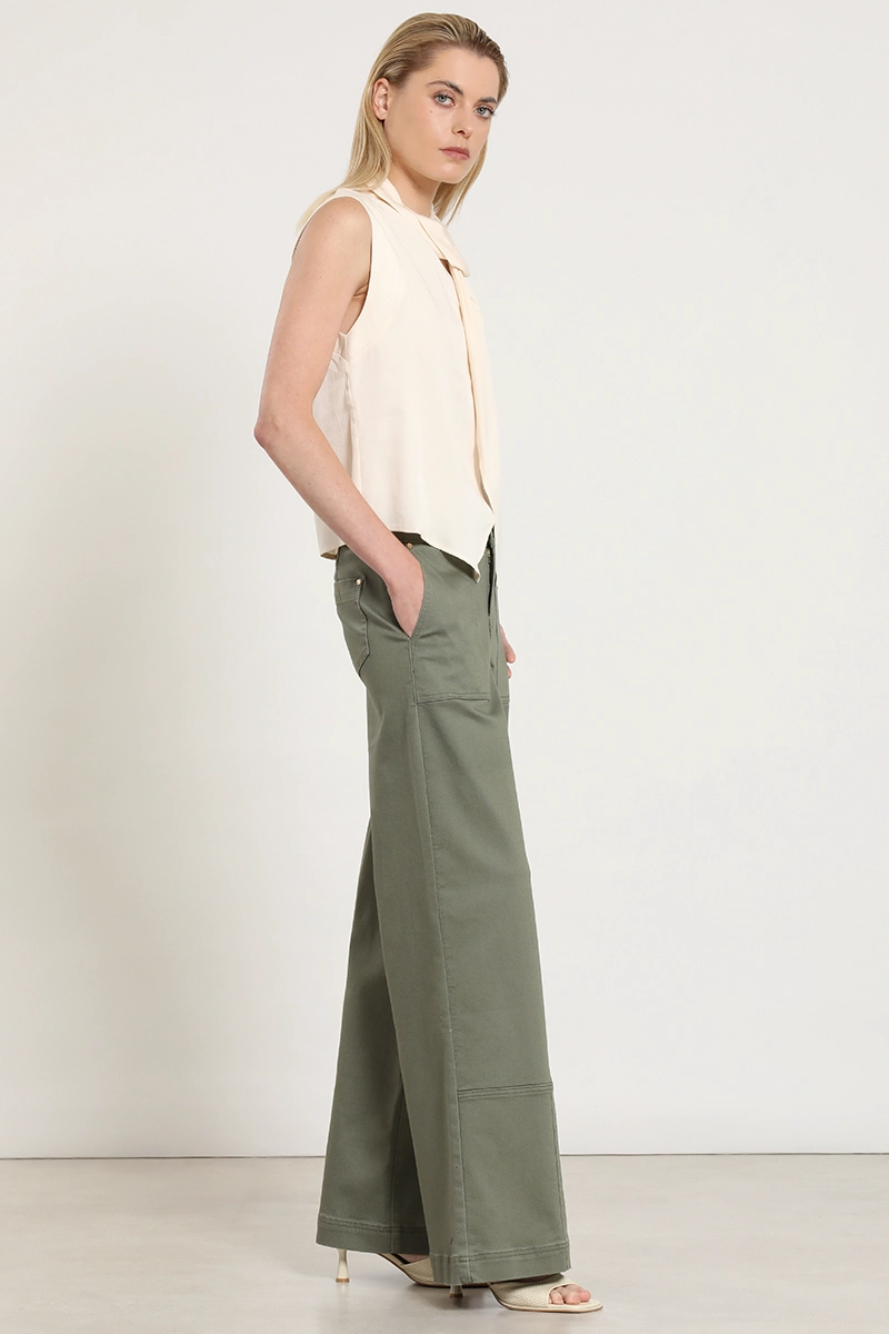 JEANS COLOR PALAZZO, CARGO, MILITAR LIOLA - 2