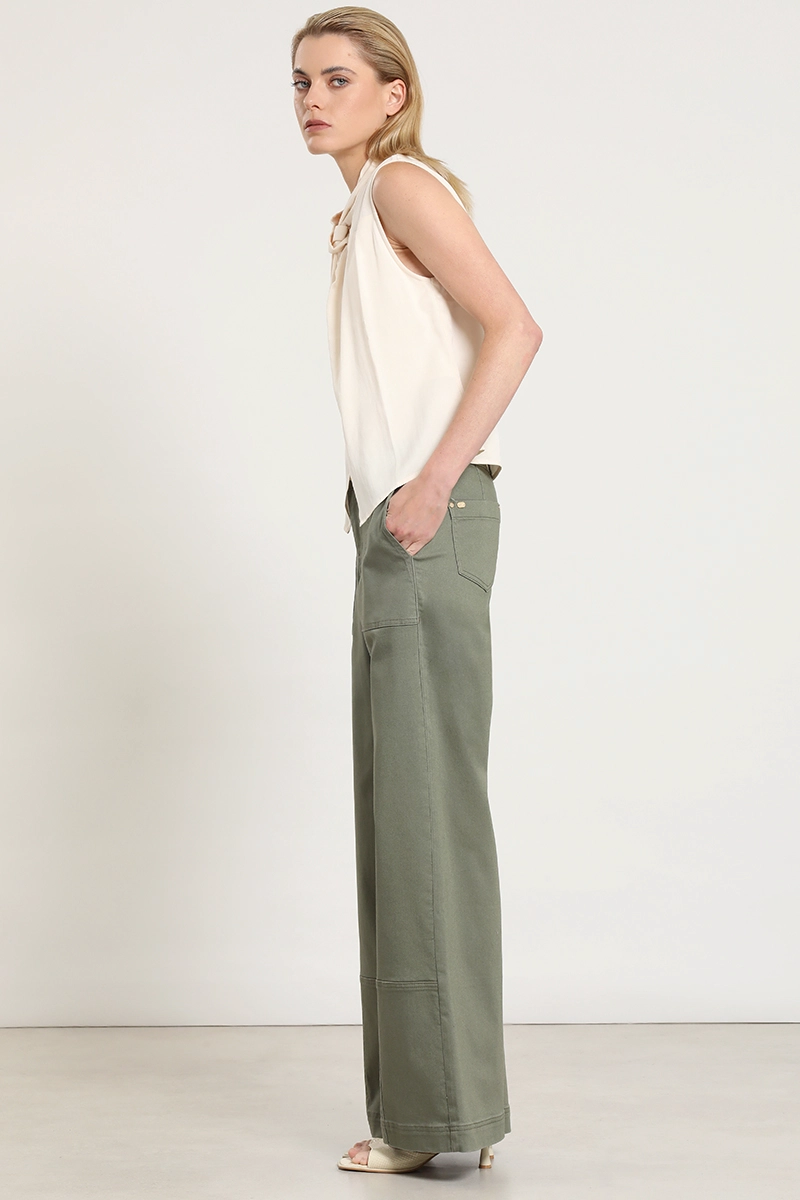 JEANS COLOR PALAZZO, CARGO, MILITAR LIOLA - 3