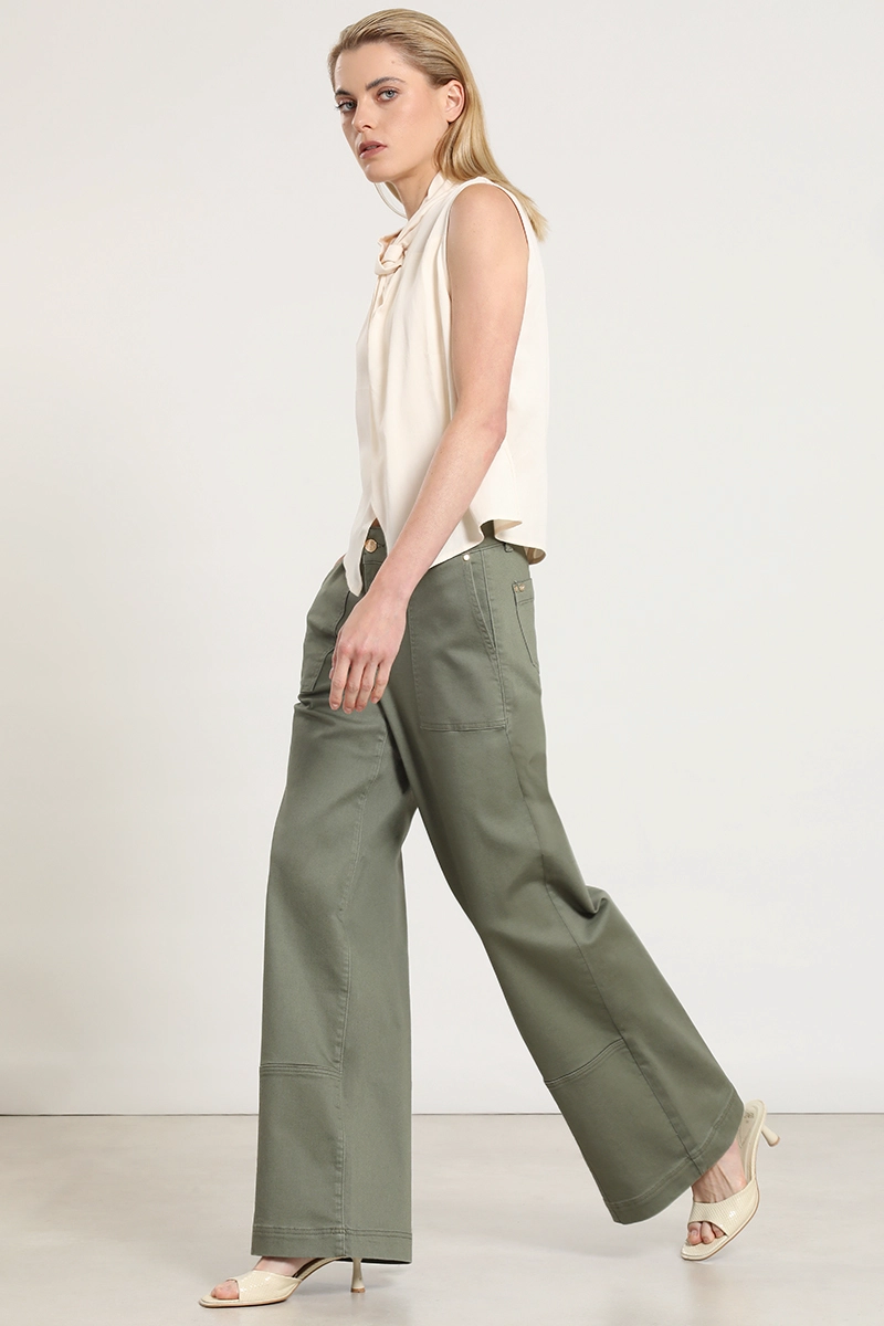 JEANS COLOR PALAZZO, CARGO, MILITAR LIOLA - 4