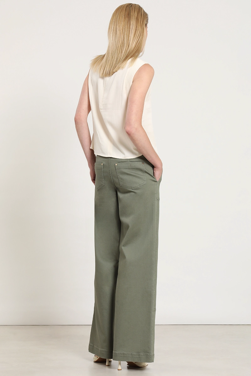 JEANS COLOR PALAZZO, CARGO, MILITAR LIOLA - 5