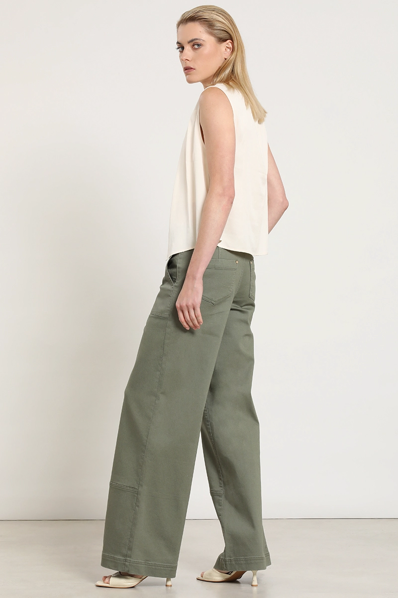 JEANS COLOR PALAZZO, CARGO, MILITAR LIOLA - 6