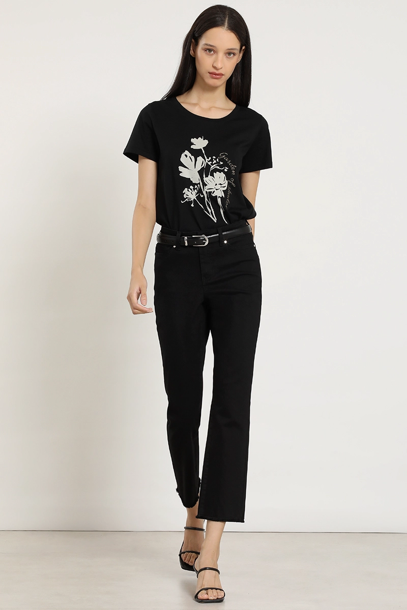 JEANS COLOR SKINNY, NEGRO LIOLA 44