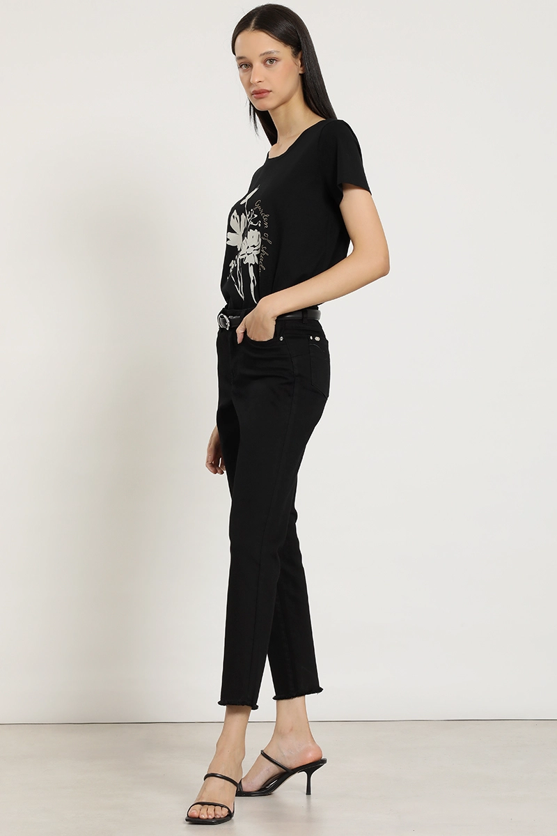 JEANS COLOR SKINNY, NEGRO LIOLA - 2