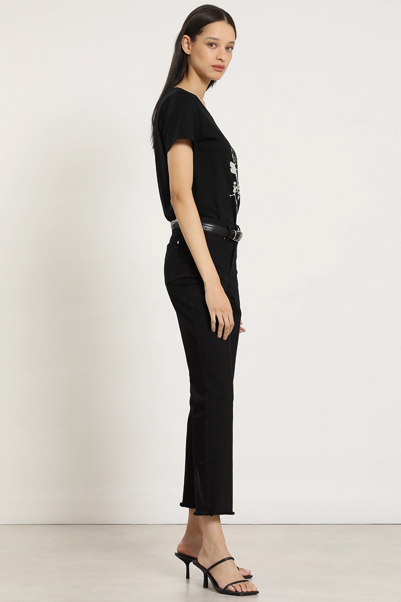 JEANS COLOR SKINNY, NEGRO LIOLA - 3