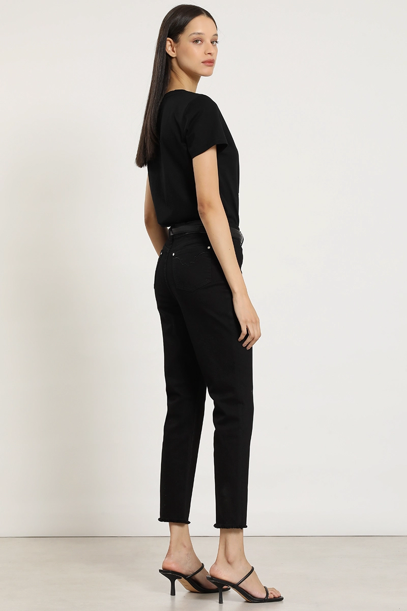 JEANS COLOR SKINNY, NEGRO LIOLA - 6