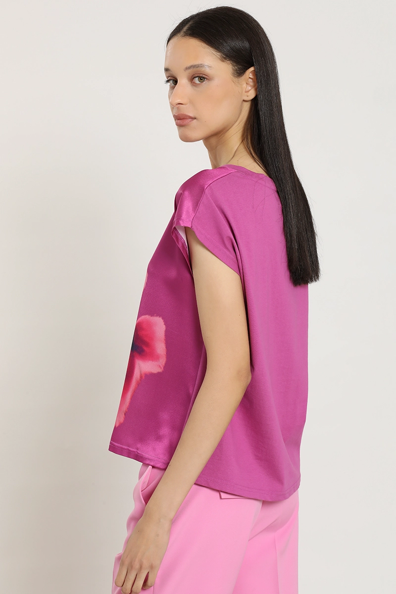POLERA SATIN, ESTAMPADO, VIOLETA LIOLA - 4