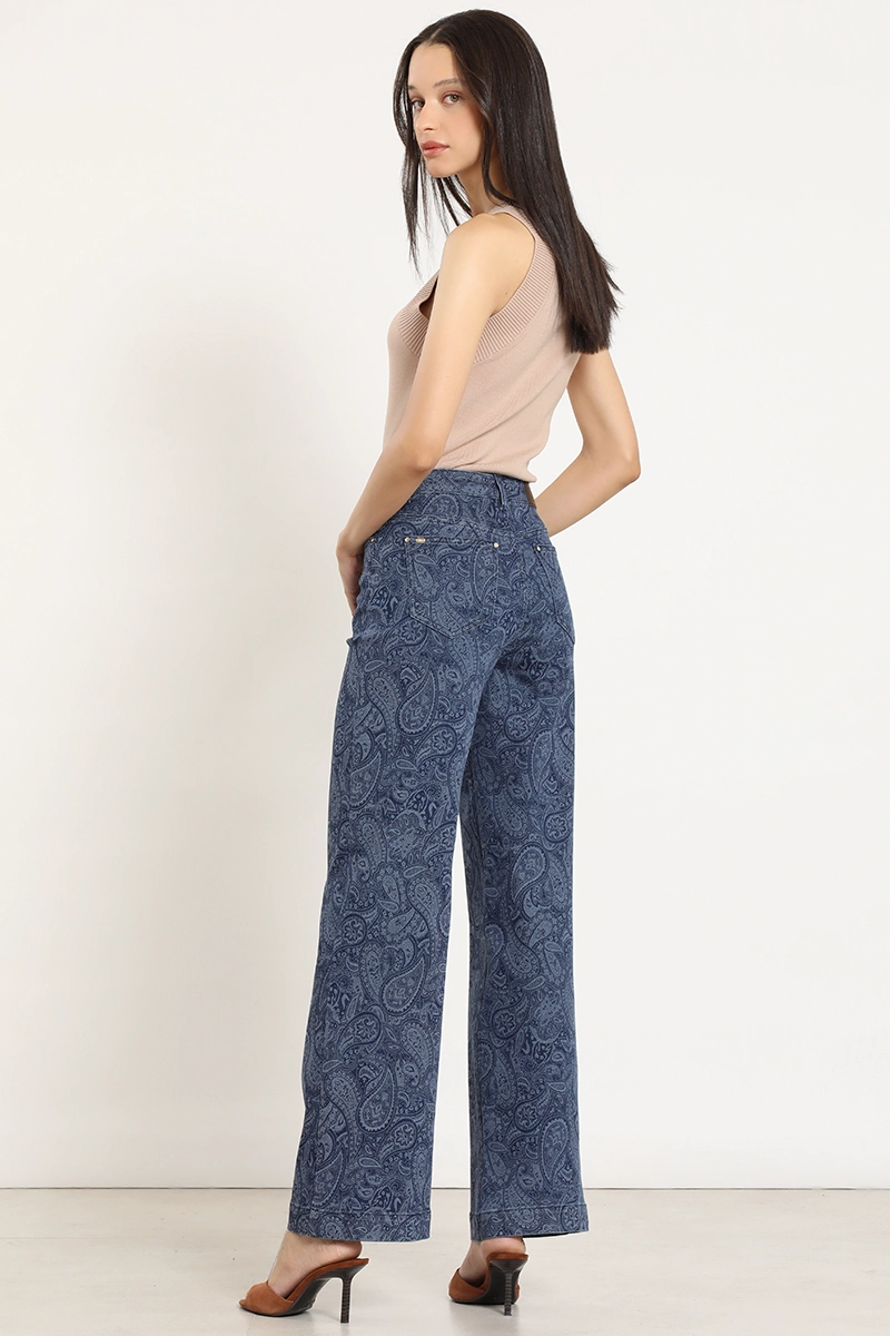 JEANS STRAIGHT, ESTAMPADO PAISLEY, AZUL LIOLA - 4