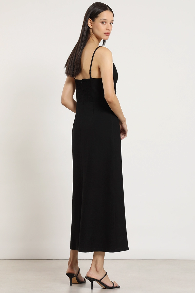 VESTIDO MIDI, PABILOS, NEGRO LIOLA - 5