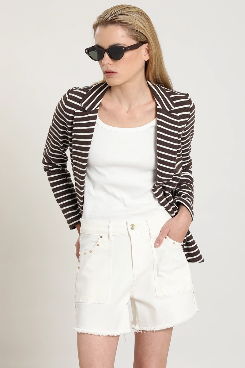BLAZER FANTASIA RAYAS, CAFE  LIOLA - 3