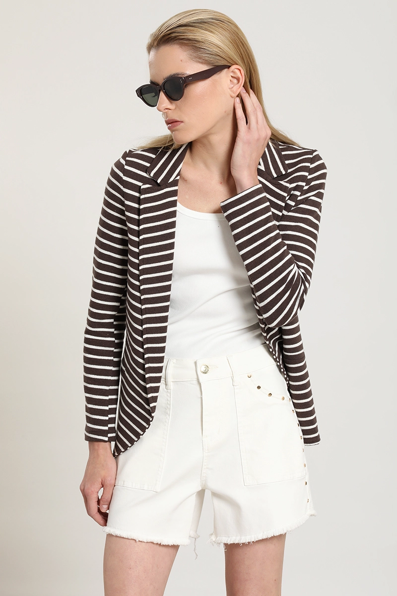 BLAZER FANTASIA RAYAS, CAFE  LIOLA - 5