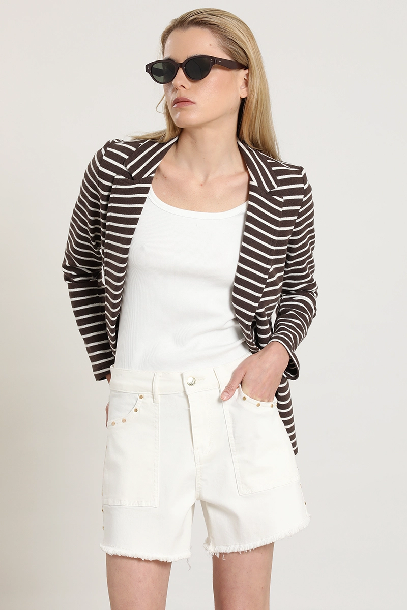 BLAZER FANTASIA RAYAS, CAFE  LIOLA - 6