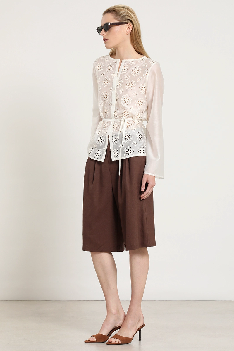 BLUSA FANTASIA BRODERIE, CRUDO LIOLA - 2