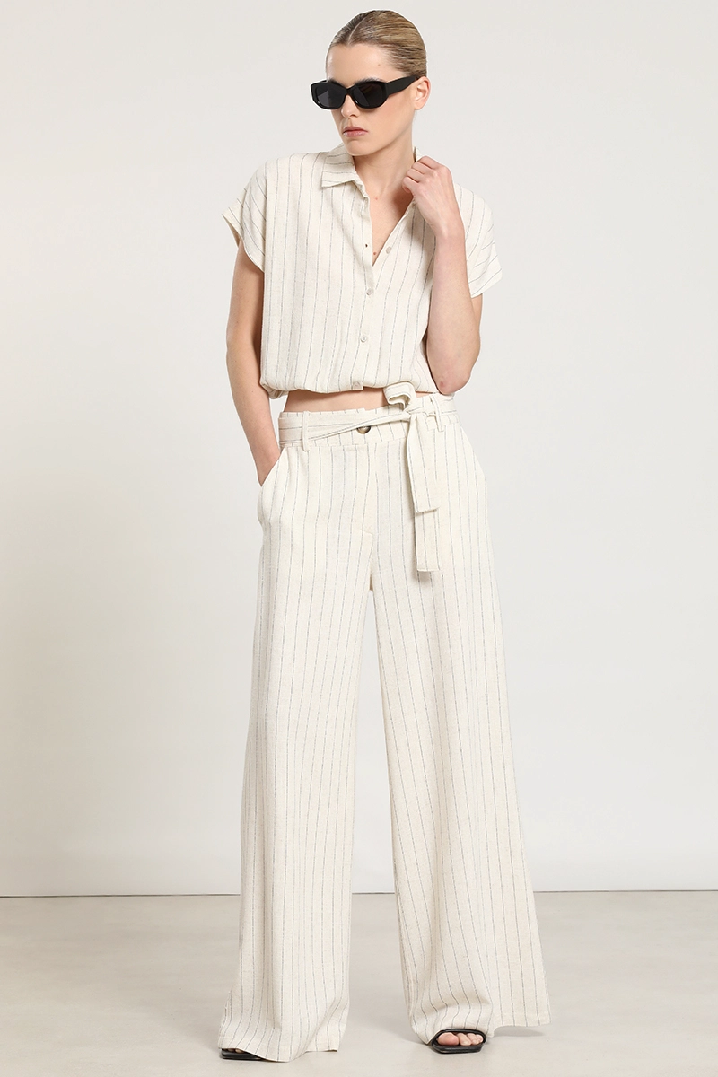 PANTALON RECTO, TIRO ALTO, CRUDO LIOLA - 3
