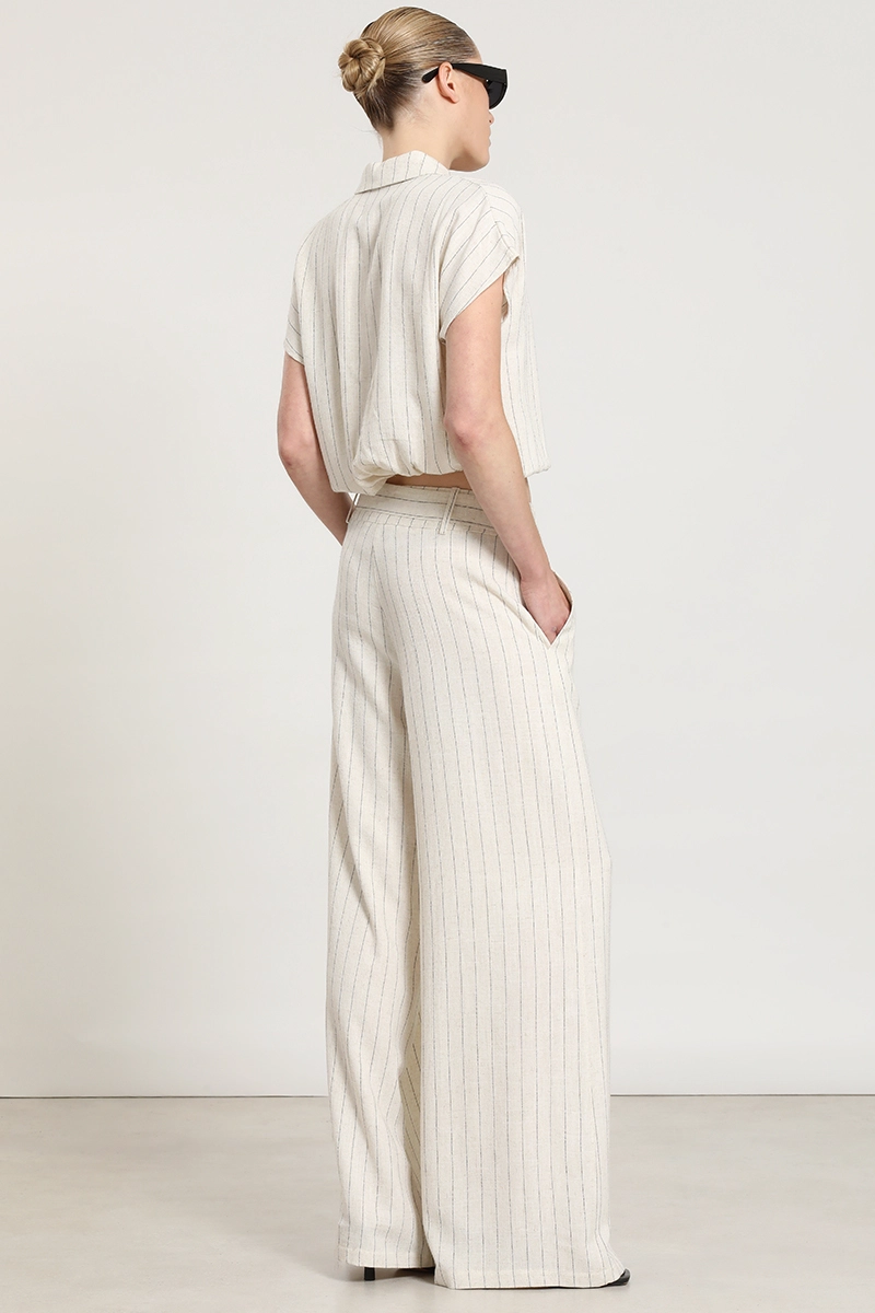 PANTALON RECTO, TIRO ALTO, CRUDO LIOLA - 4