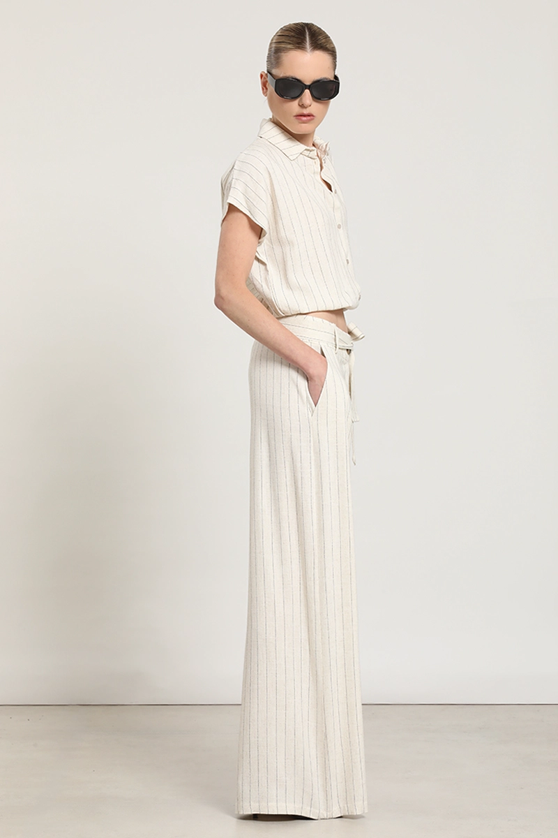 PANTALON RECTO, TIRO ALTO, CRUDO LIOLA - 7