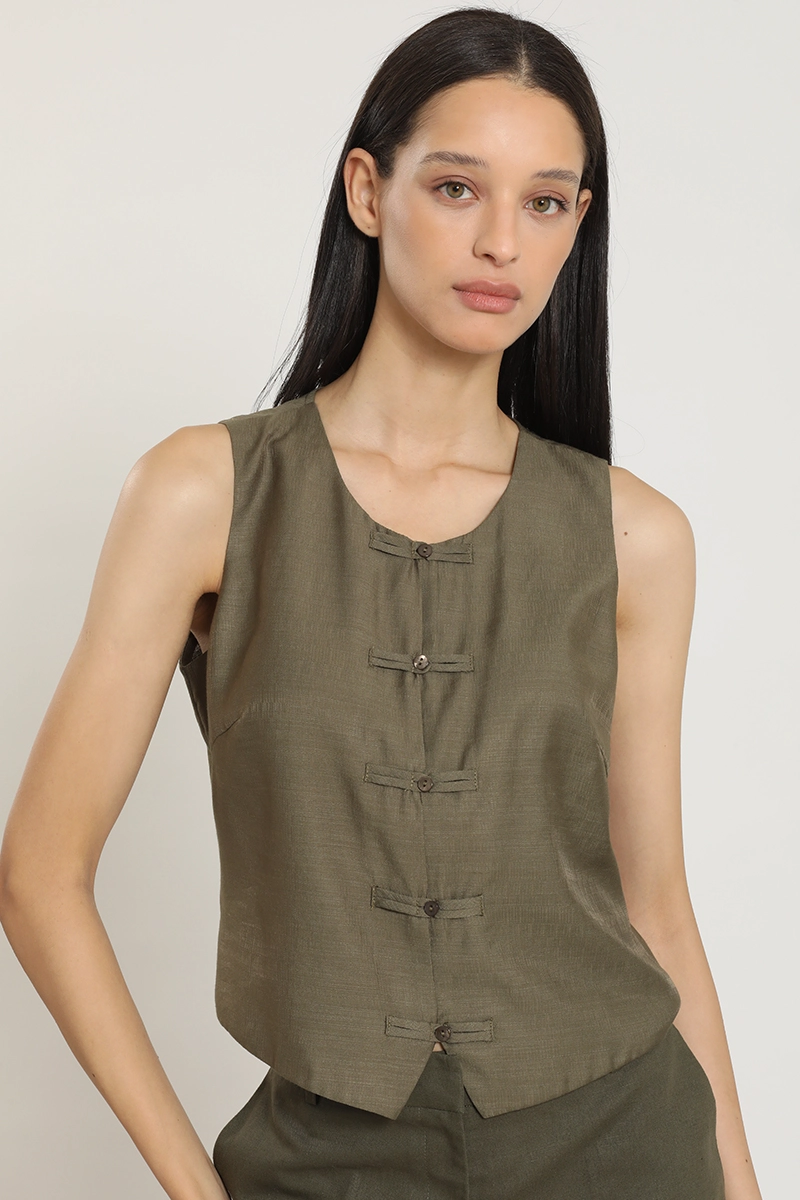 TOP SEMI SATINADO, MILITAR LIOLA - 3