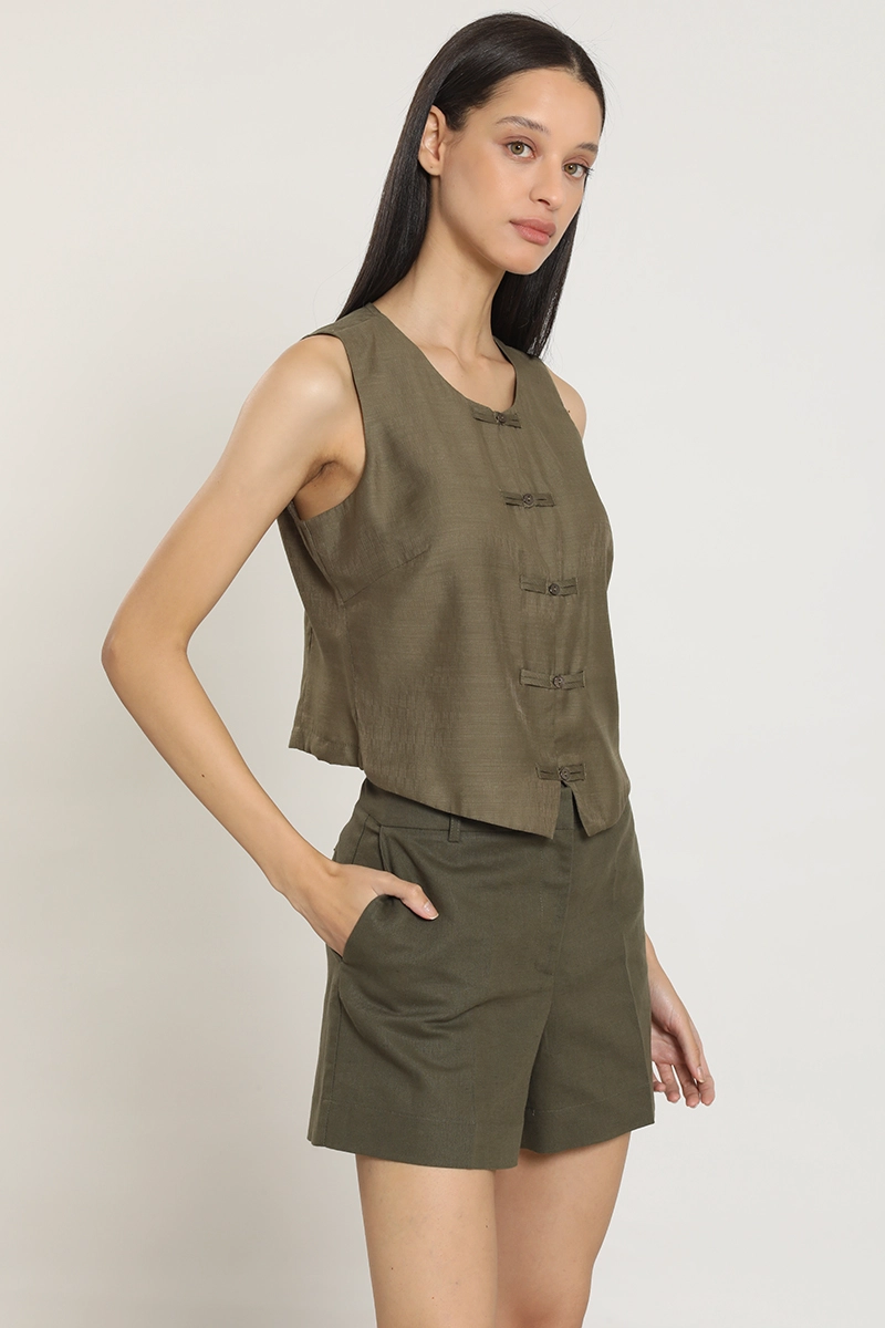 TOP SEMI SATINADO, MILITAR LIOLA - 5