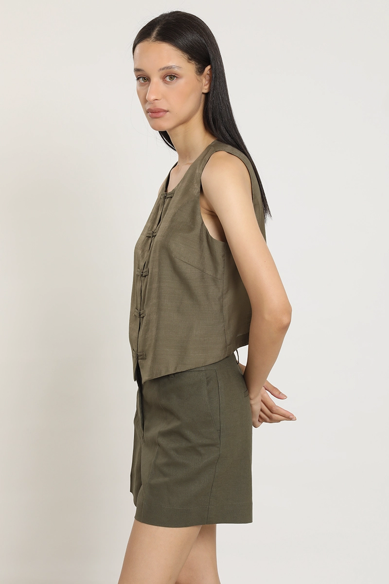 TOP SEMI SATINADO, MILITAR LIOLA - 7