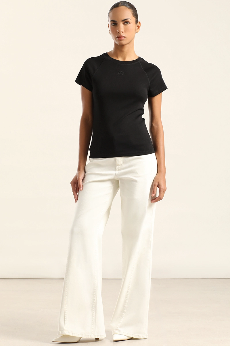 POLERA BASICA, LOGO LIOLA, NEGRO LIOLA - 2