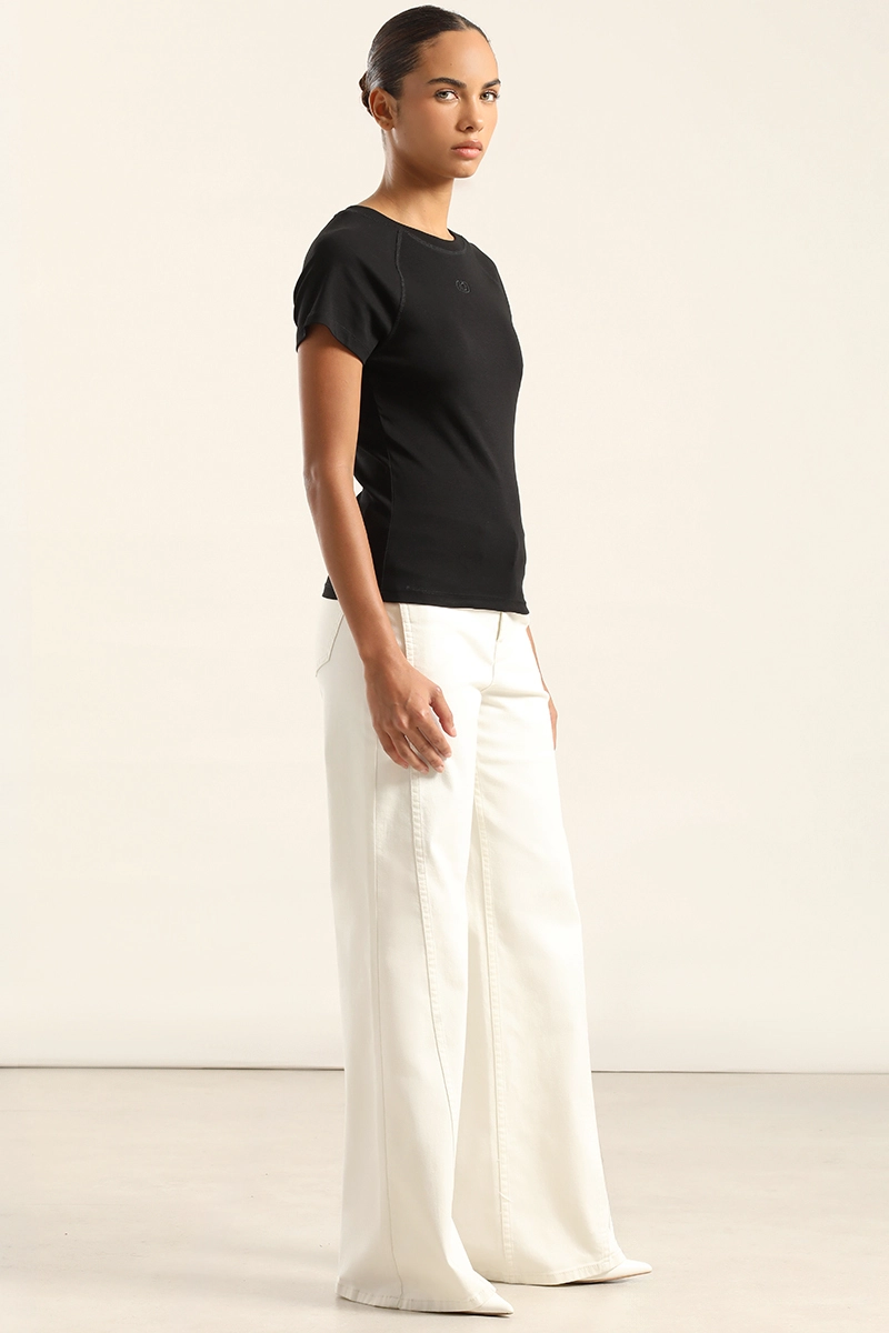POLERA BASICA, LOGO LIOLA, NEGRO LIOLA - 6