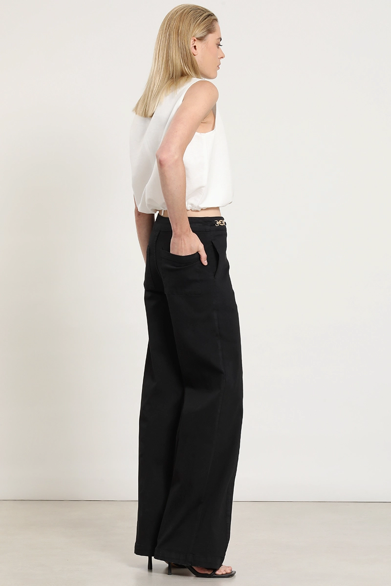 JEANS COLOR STRAIGHT, NEGRO LIOLA - 4