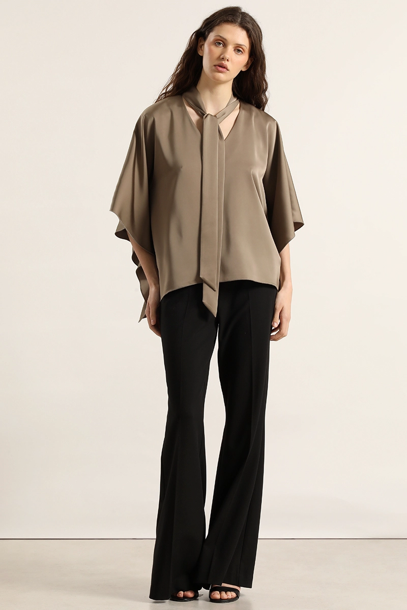 BLUSA TUNICA, SATIN LAZADA, TOPO LIOLA - 2