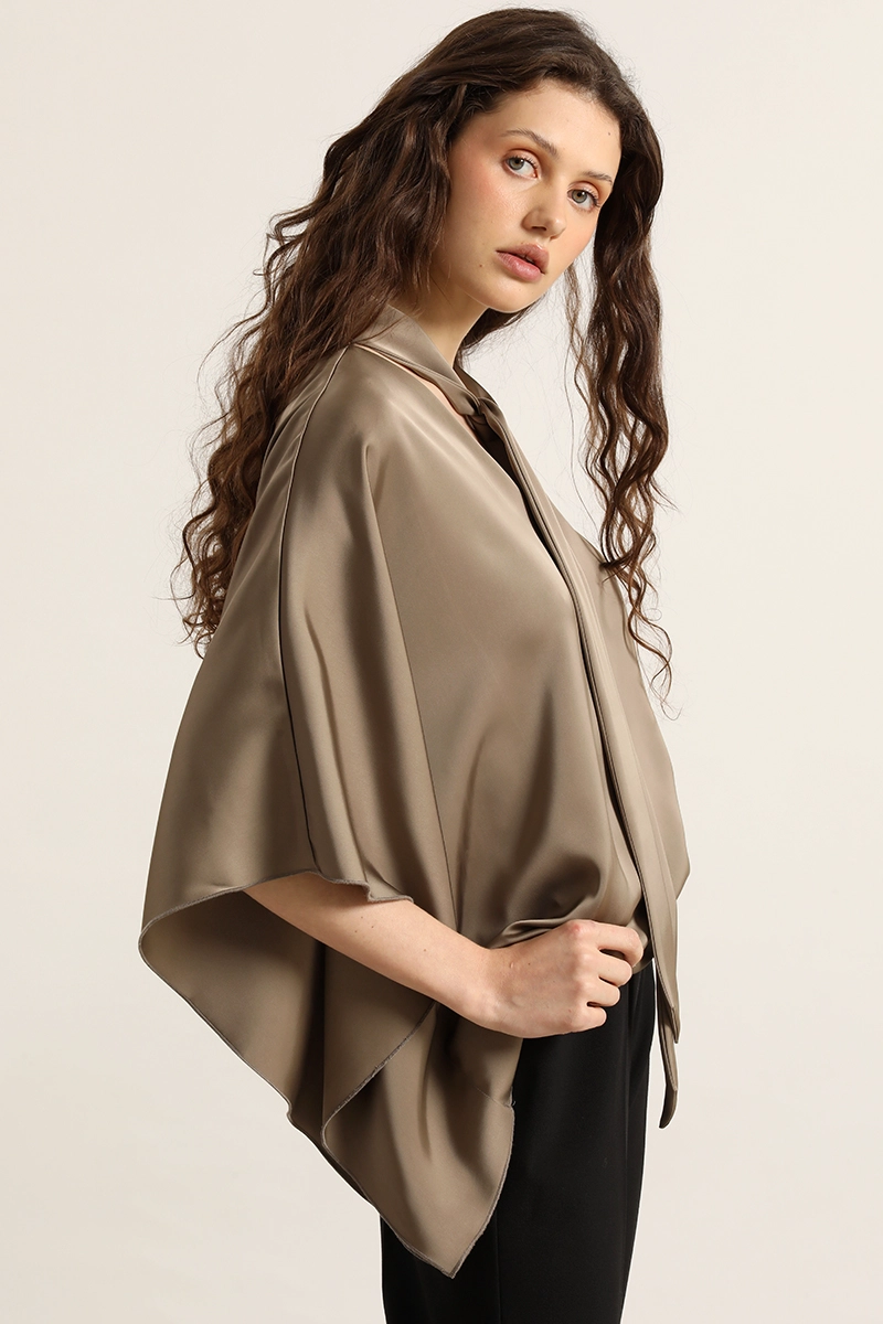 BLUSA TUNICA, SATIN LAZADA, TOPO LIOLA - 5
