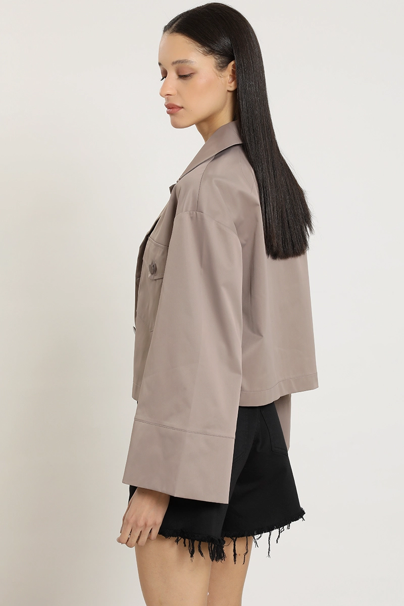 CHAQUETA EFECTO SATINADO, TOPO LIOLA - 6