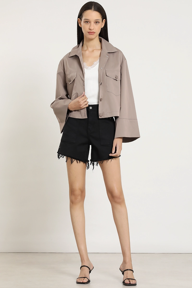 CHAQUETA EFECTO SATINADO, TOPO LIOLA - 7
