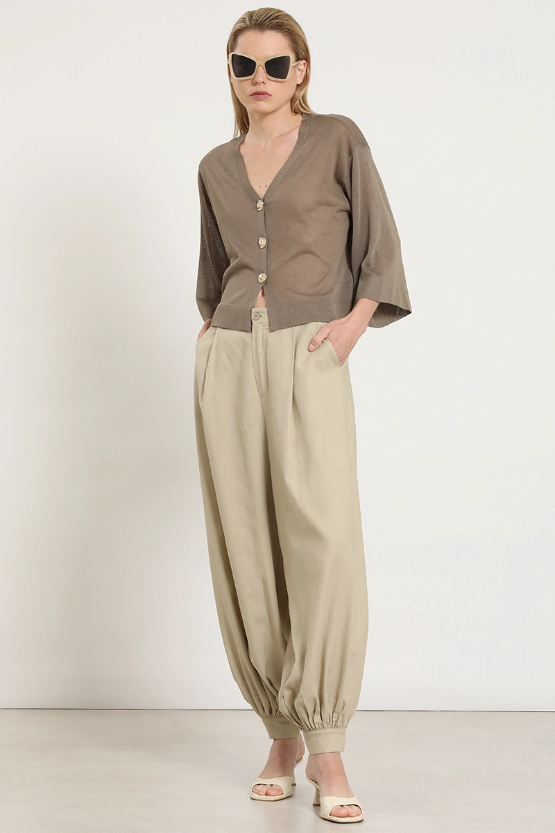 CARDIGAN PUNTO, SEMITRANSPARENTE, TOPO LIOLA - 2