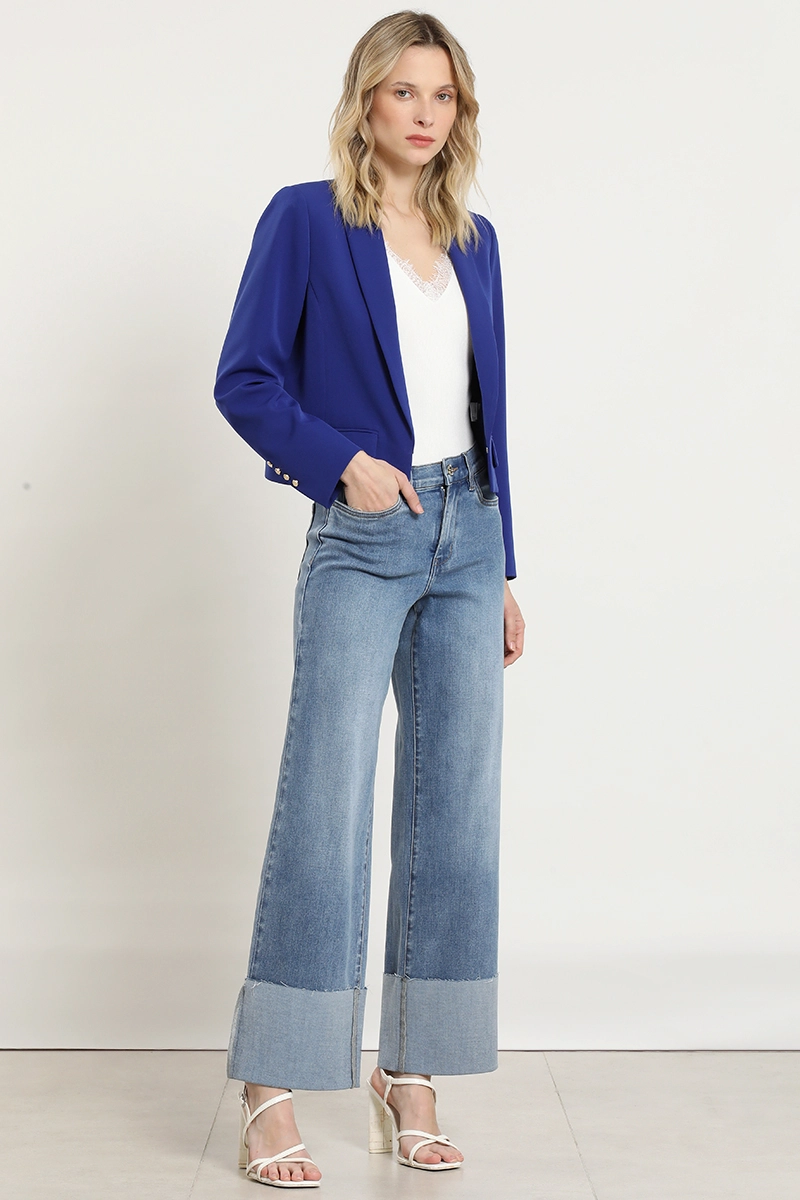 BLAZER CROPPED, AZULINO LIOLA - 2