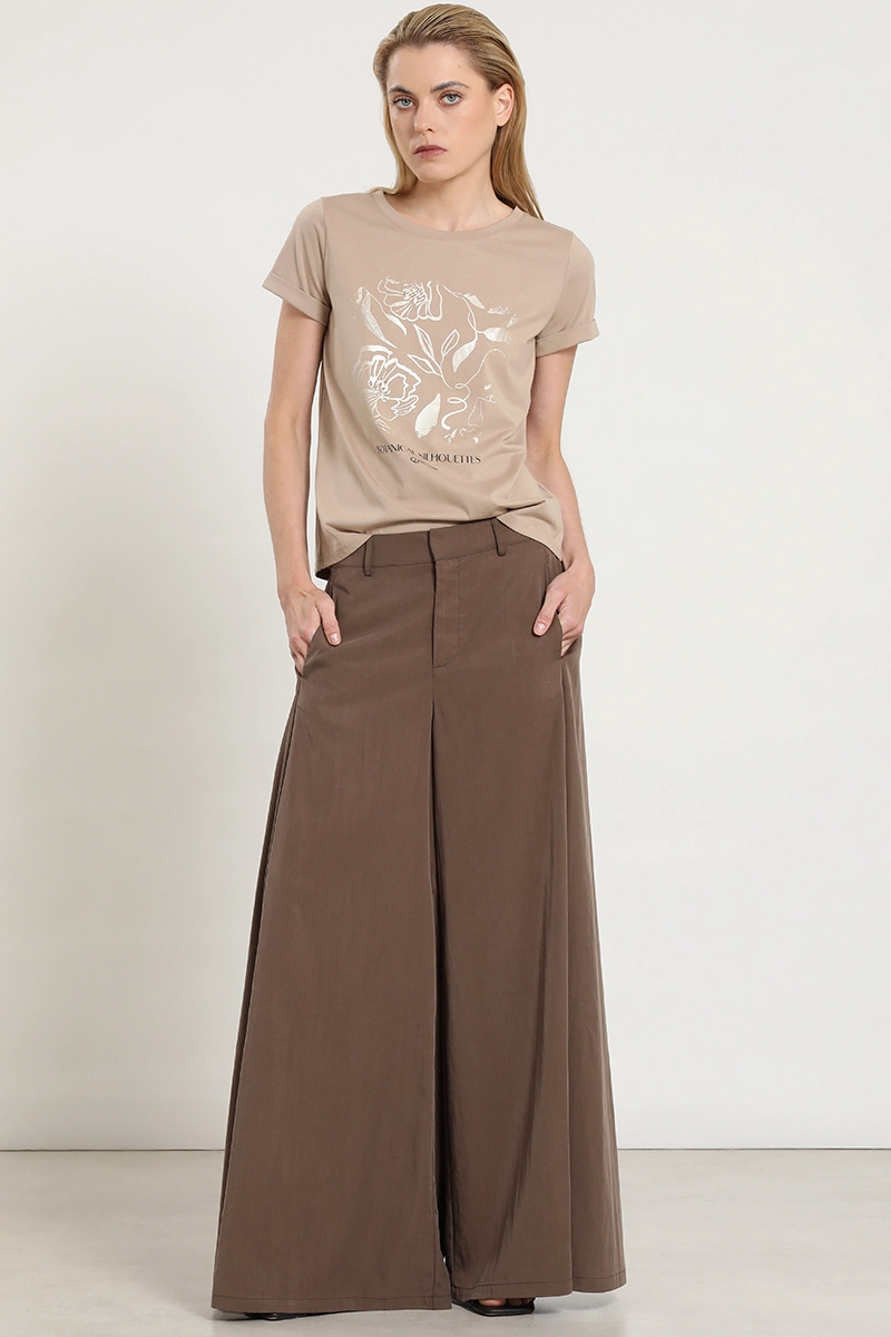 POLERA ESTAMPADO BOTANICAL SILHOUETTE, BEIGE LIOLA - 2